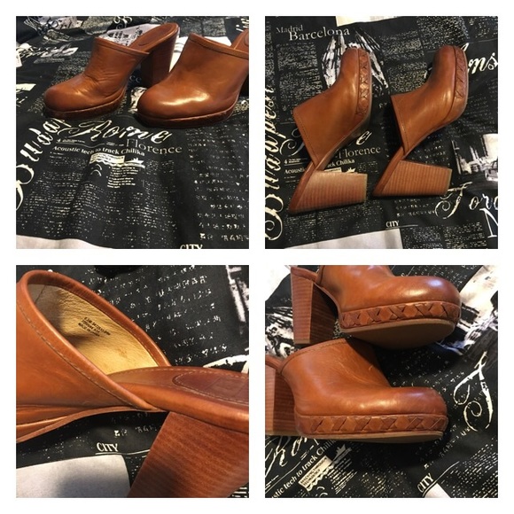 FRYE ⚡️ Jessica Bohemian Slides - Heeled Clogs - Picture 4 of 8